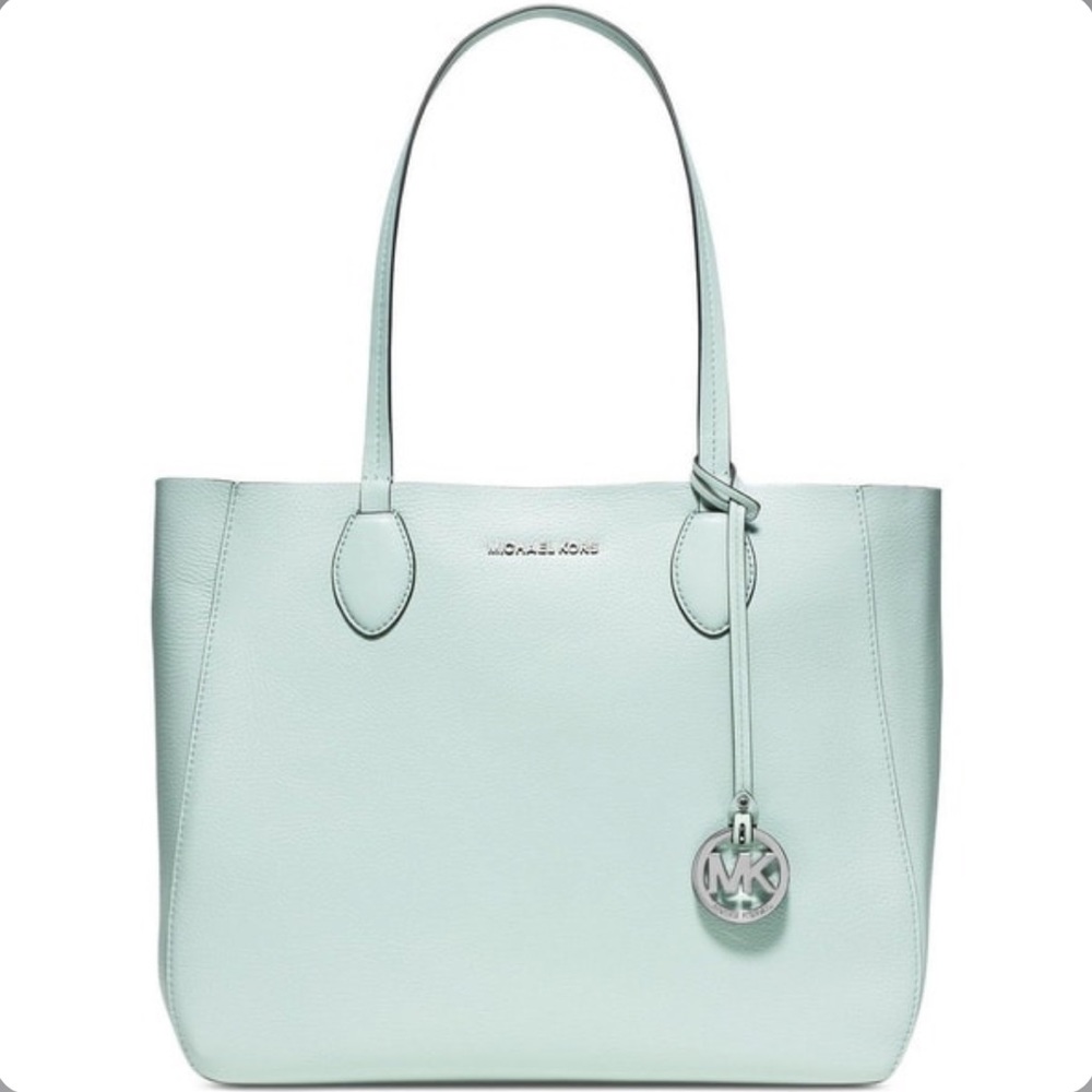MICHAEL Michael Kors Mae Pebbled Leather Tote Bag